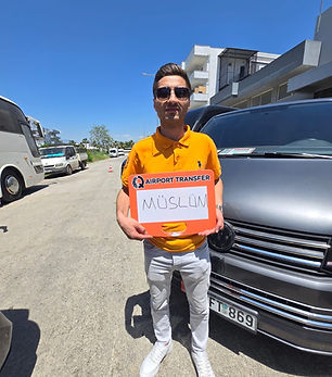 Müslüm one of our Vip Drivers at Q Airport Transfers