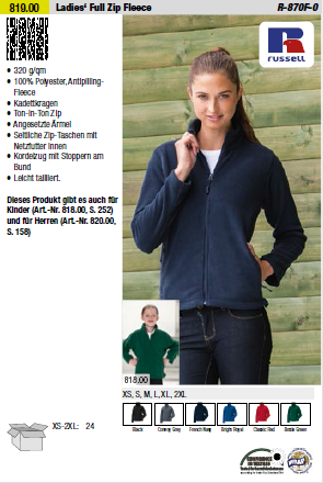Flieec-Jacke