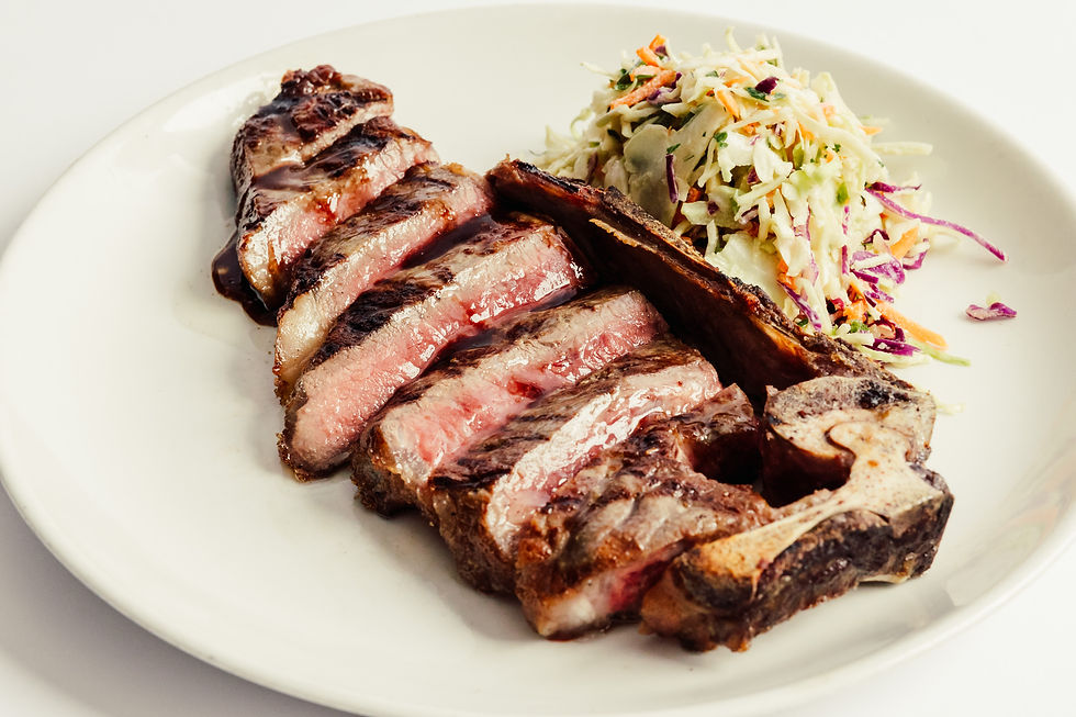 Mayura Station Wagyu - Full Blood 700g Bone in Striploin (30-Day Dry Aged) at Blackbird Bar, Dining & Events