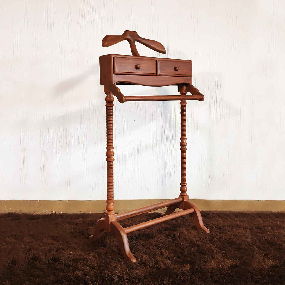 Thumbnail: Coat and Dress Hanger - Wooden