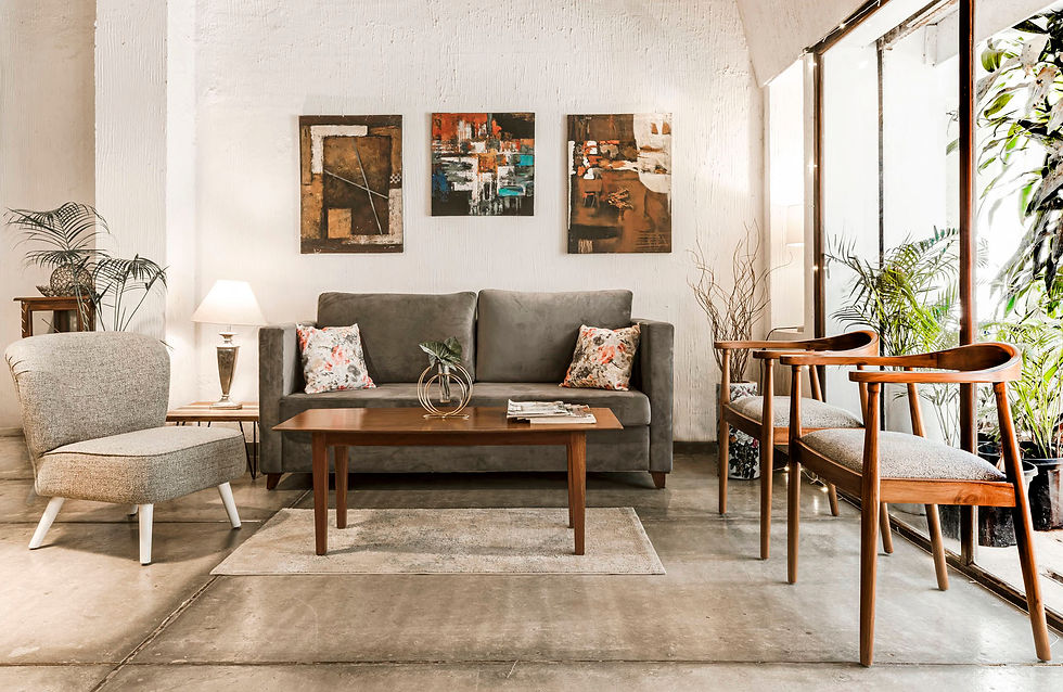 Thumbnail: Classic Grey Sofa