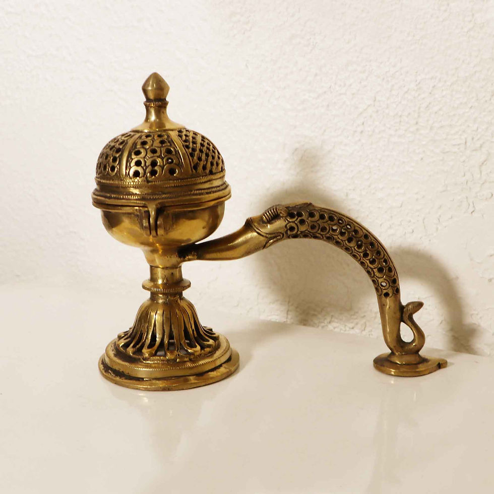 Thumbnail: Antique Brass Dhoop Dani ( Holder )