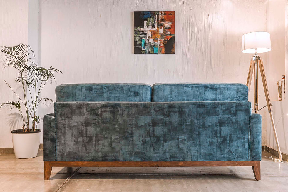 Thumbnail: Celestial Sofa 3 seater -Dark Blue