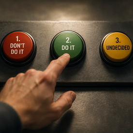 The Future Is Not a Waiting Room: Why keeping your options open can come at a cost.