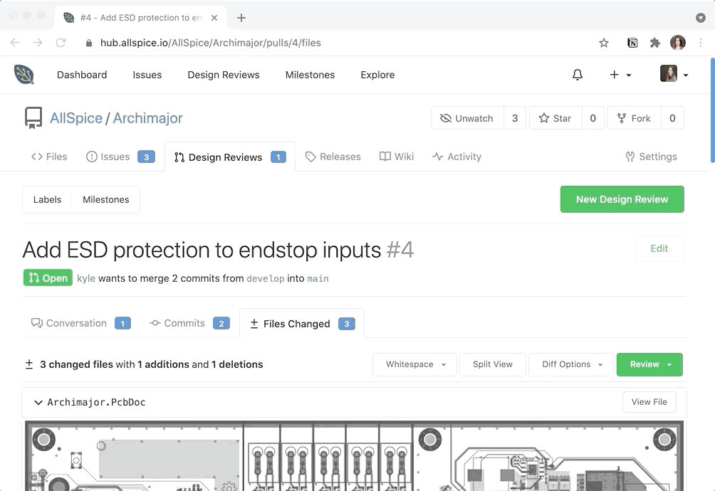Integrate documentation into day-to-day design work with AllSpice. Write notes, preview changes and accelerate troubleshooting.