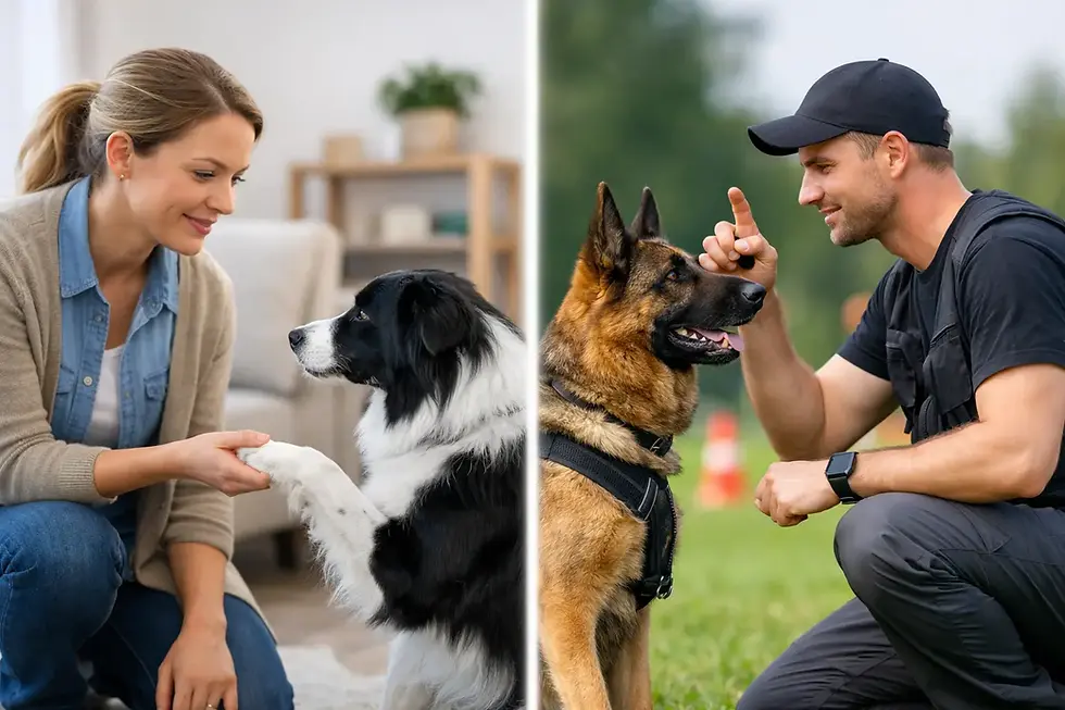 Dog Behaviourist Versus Trainer: Which Helps?
