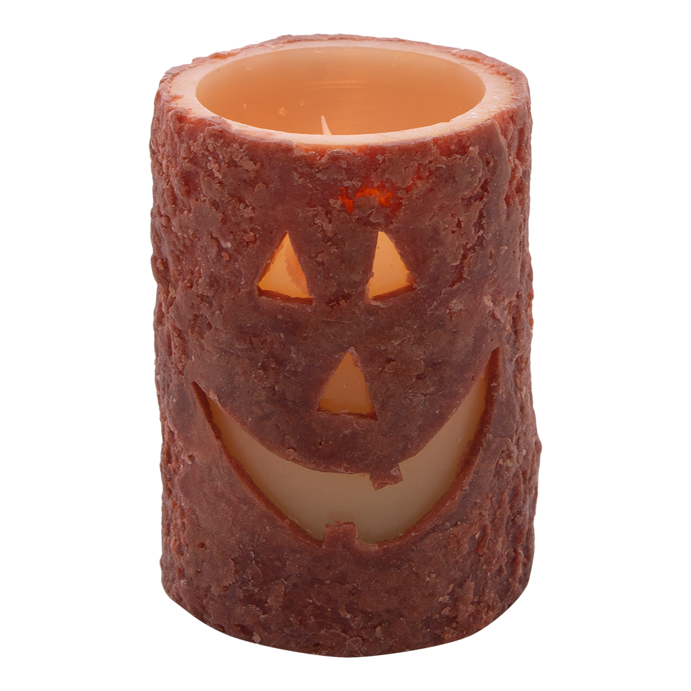 Jack O'Lantern LED Votive Pillar Candle