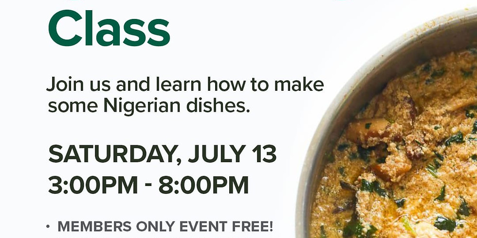 Igbo Cooking Class