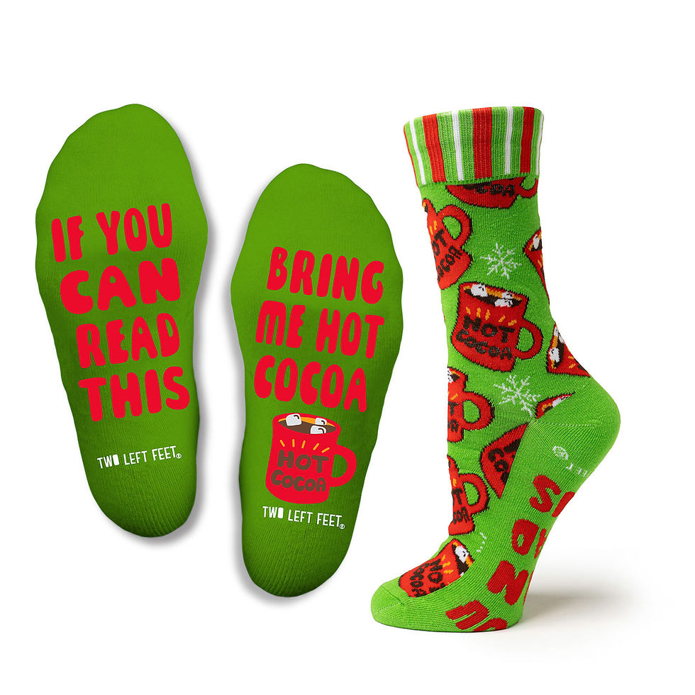 Thumbnail: DM Merchandising | Two Left Feet Christmas 2nd Generation Socks