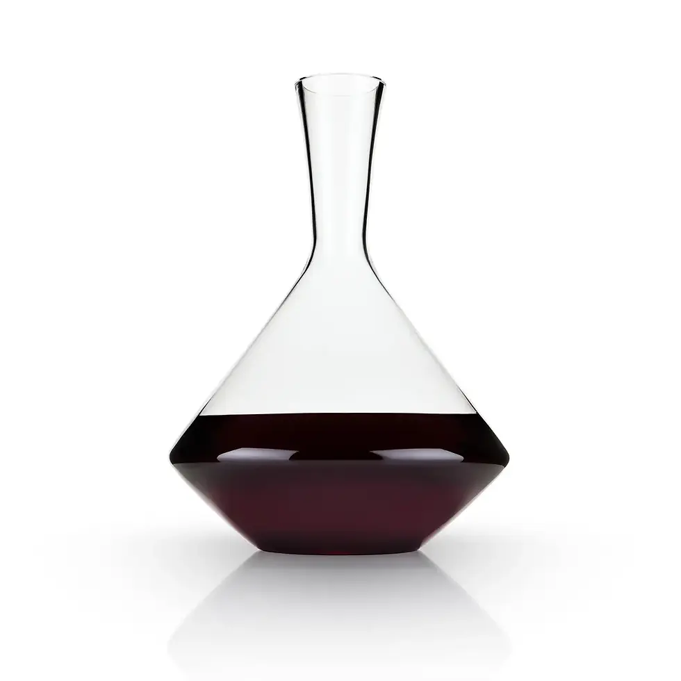 Raye Angled Lead Free Crystal Decanter By Viski