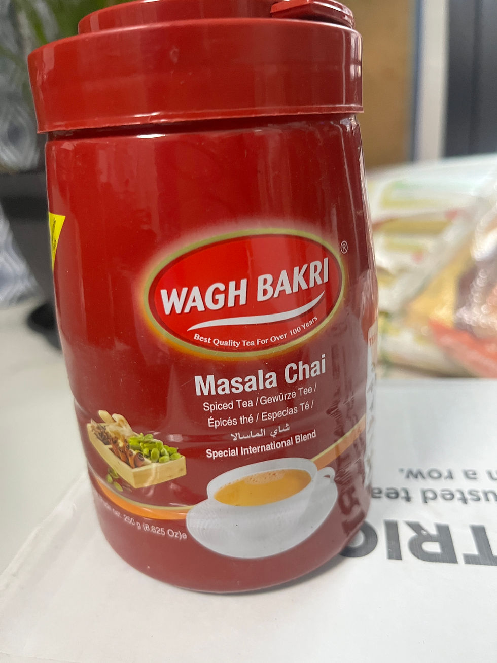 Wagh Bakri Masala Tea Jar