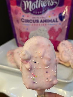 Frosted Animal Cracker Cakesicle