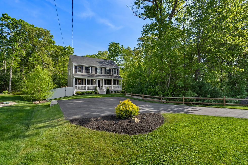 View of Braintree MA homes and green space illustrating current housing market trends