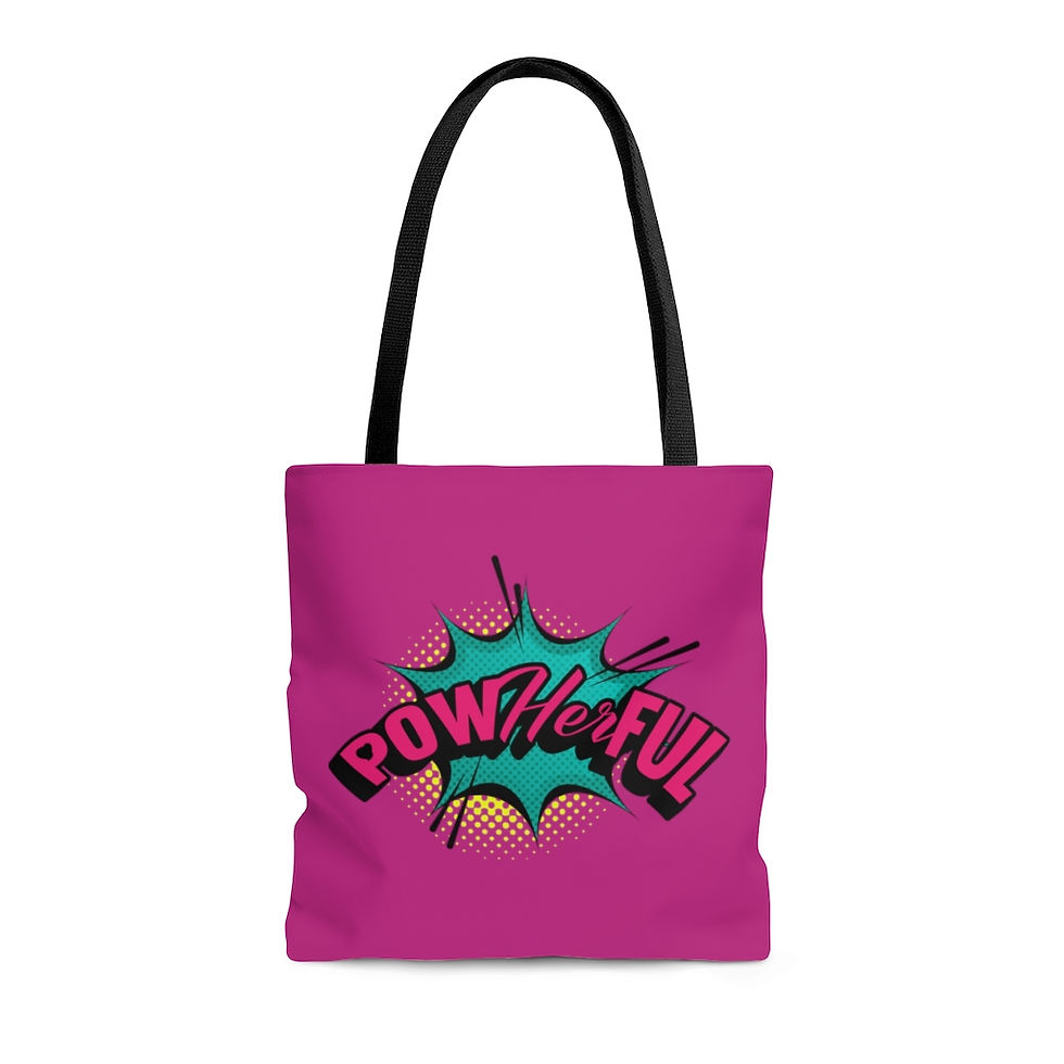 Thumbnail: Pow-her-ful Tote Bag