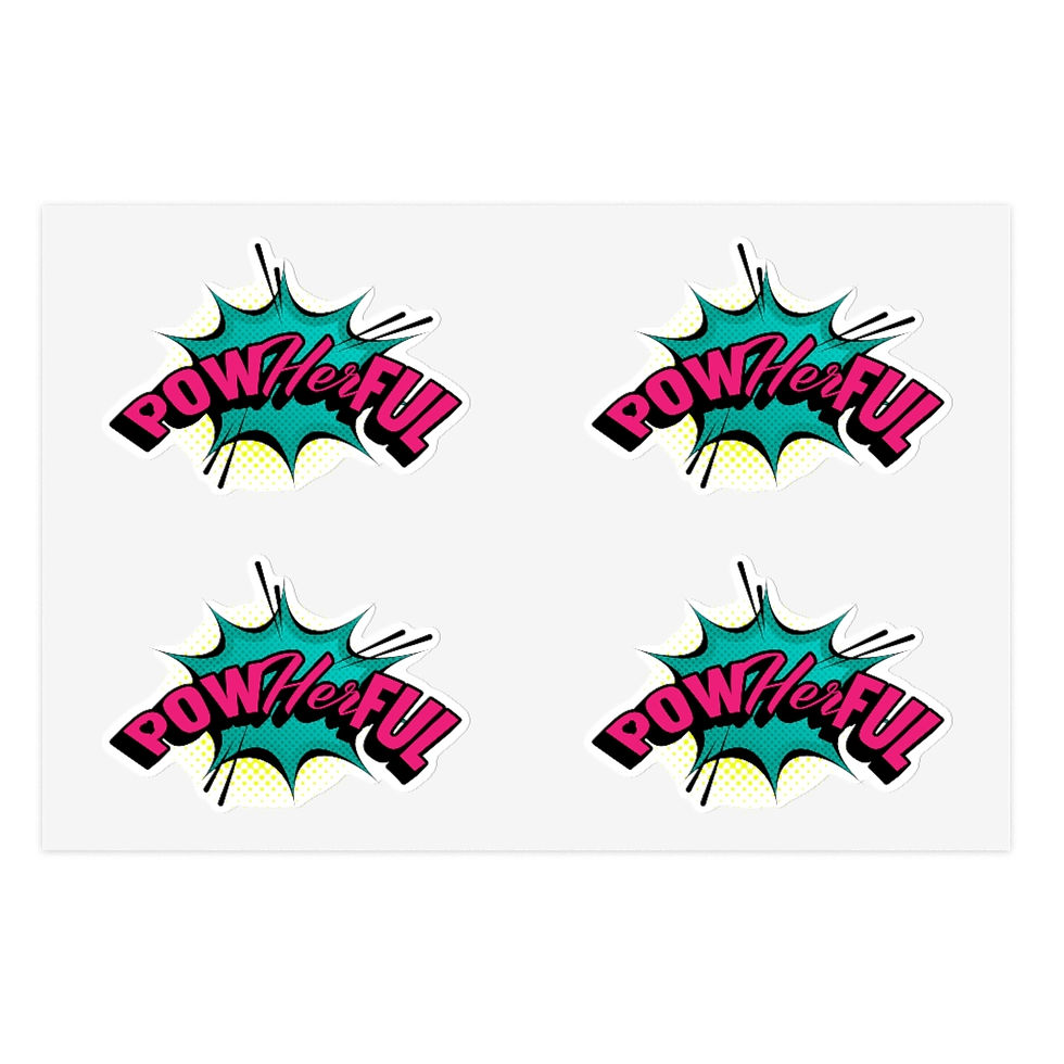 Thumbnail: Pow-her-ful Sticker Sheets