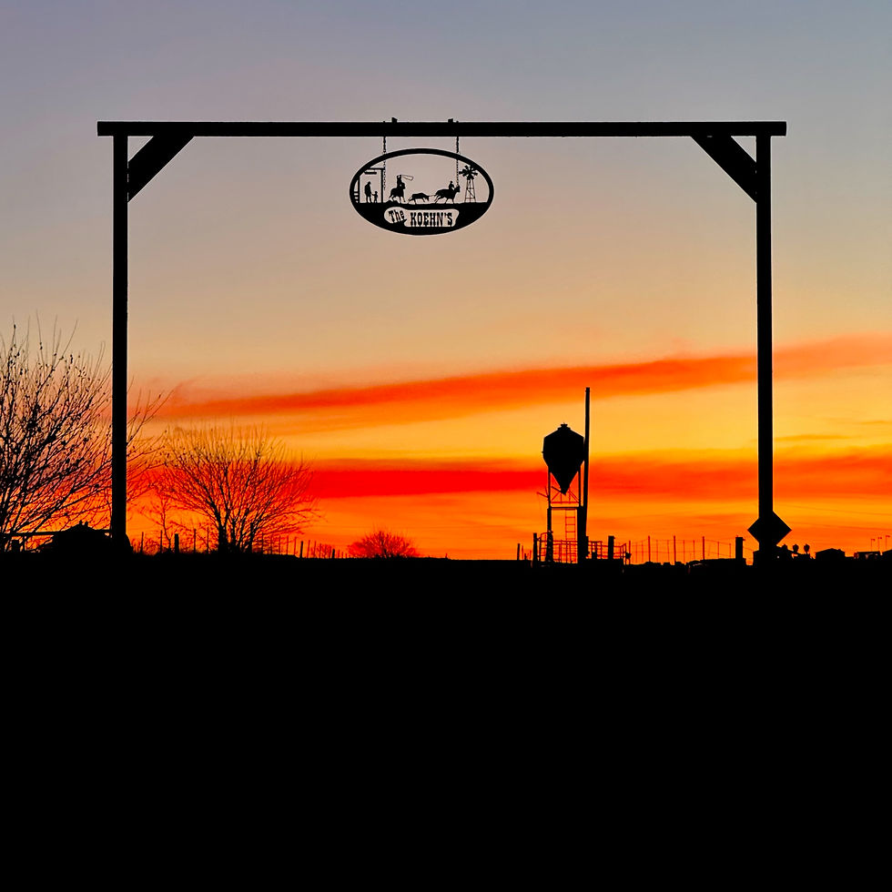 Koehn Ranch at Sunset