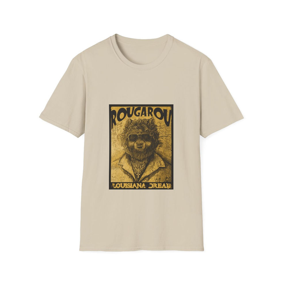 Thumbnail: Gold "Rougarou" Unisex Softstyle T-Shirt
