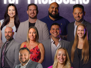 October TOP PRODUCERS!