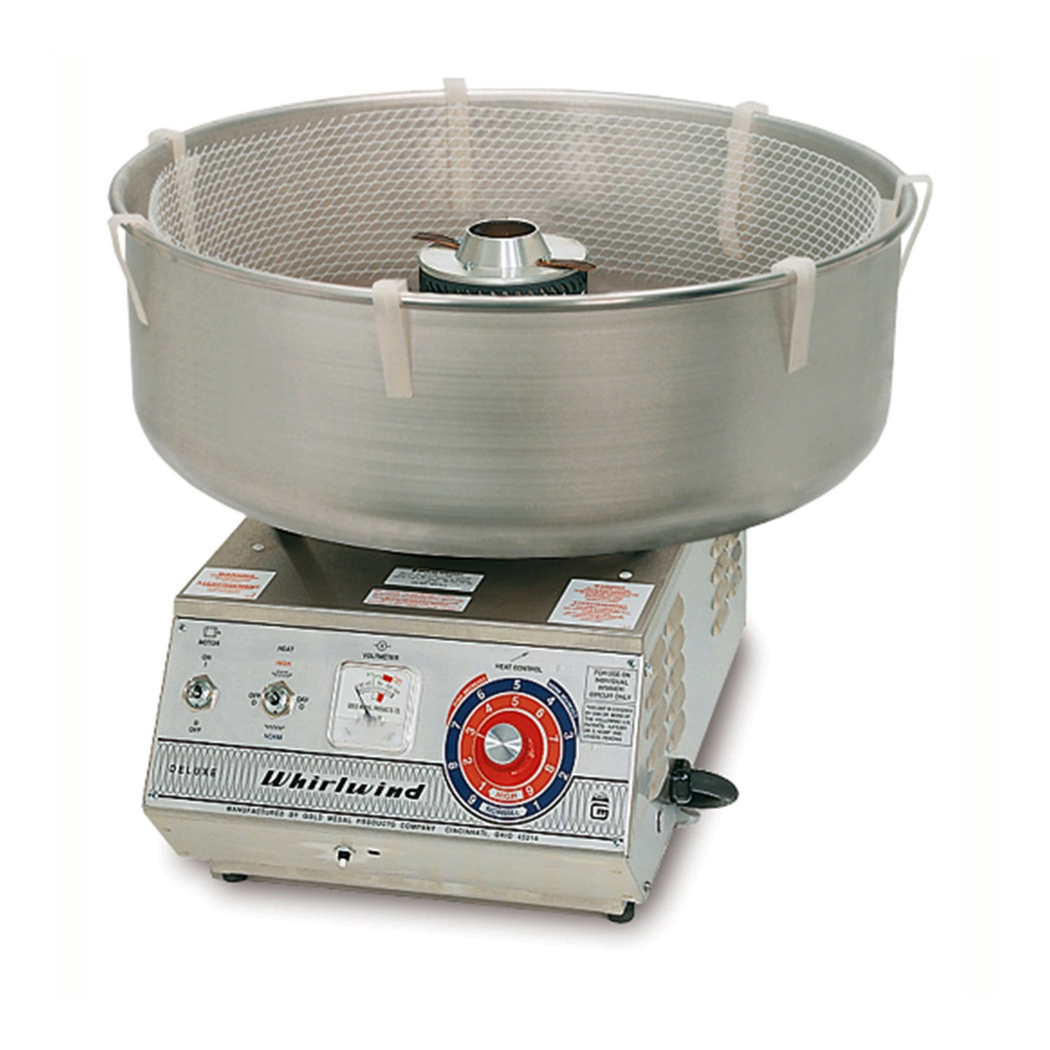 Stainless Steel Deluxe Whirlwind® Cotton Candy Machine #3008SS by Gold Medal Products Co.