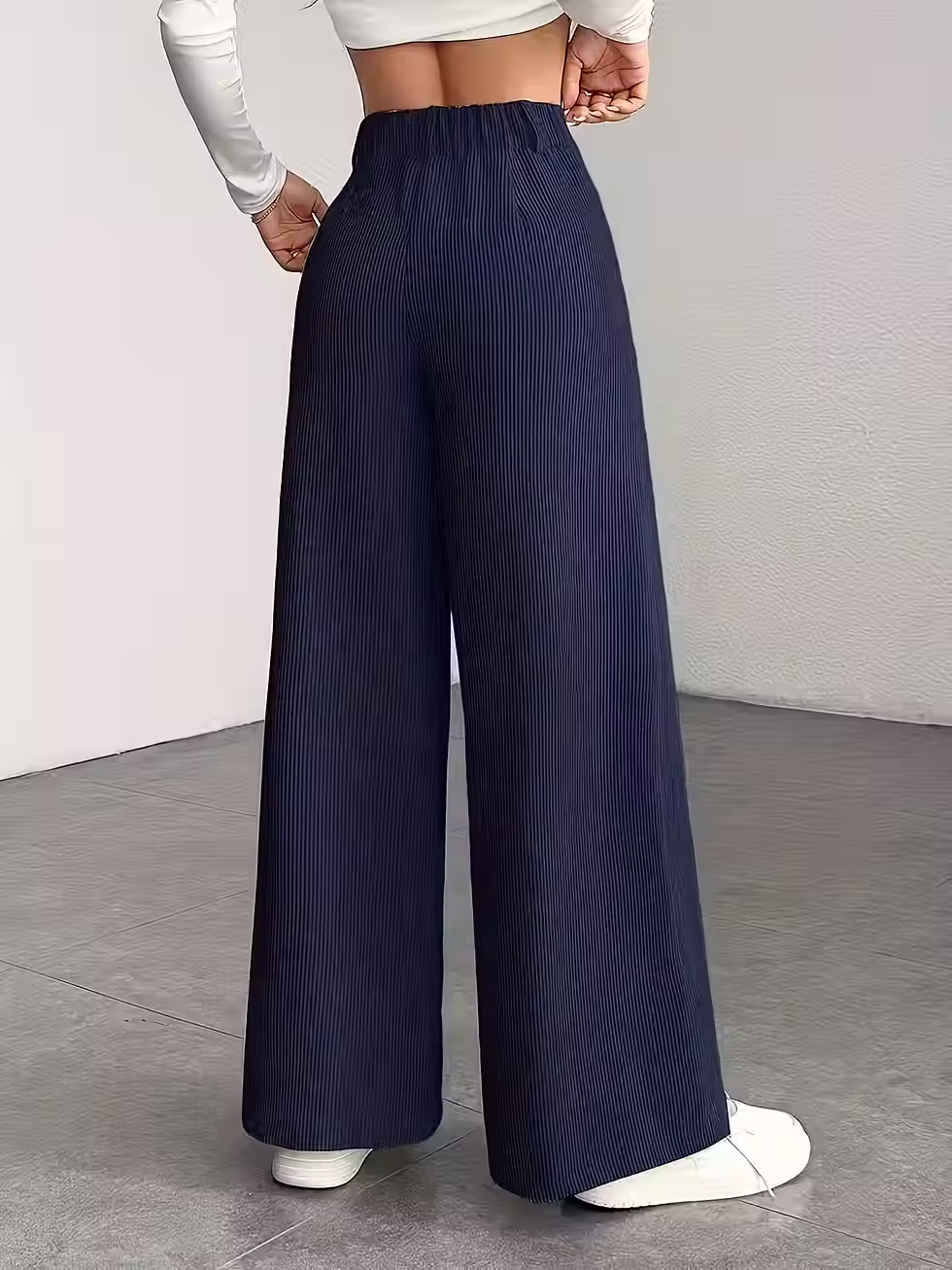 Thumbnail: Aurora Wide-Leg Corduroy Pants
