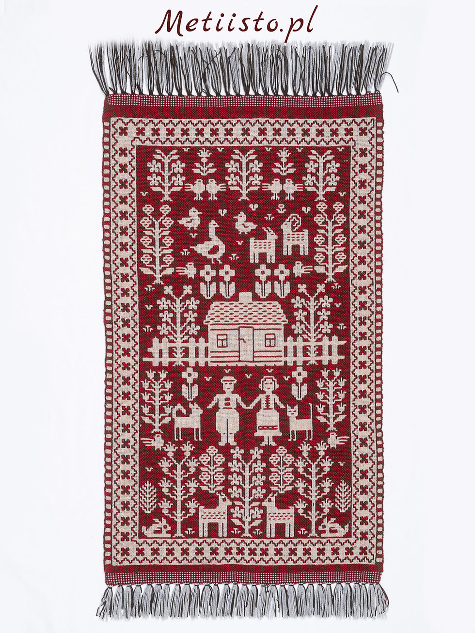 Miniatura: Makatka dekoracyjna - technika dwuosnowowa DR-52