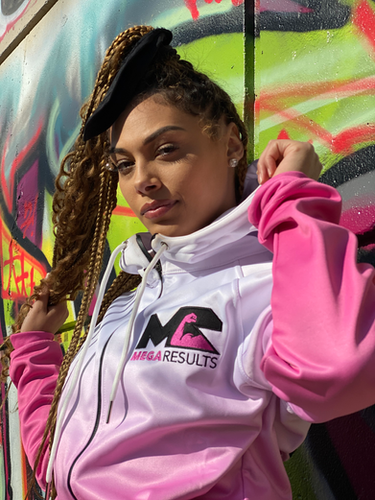 Mega Premium Pink Ombre Zip Up | Mega Results Corp