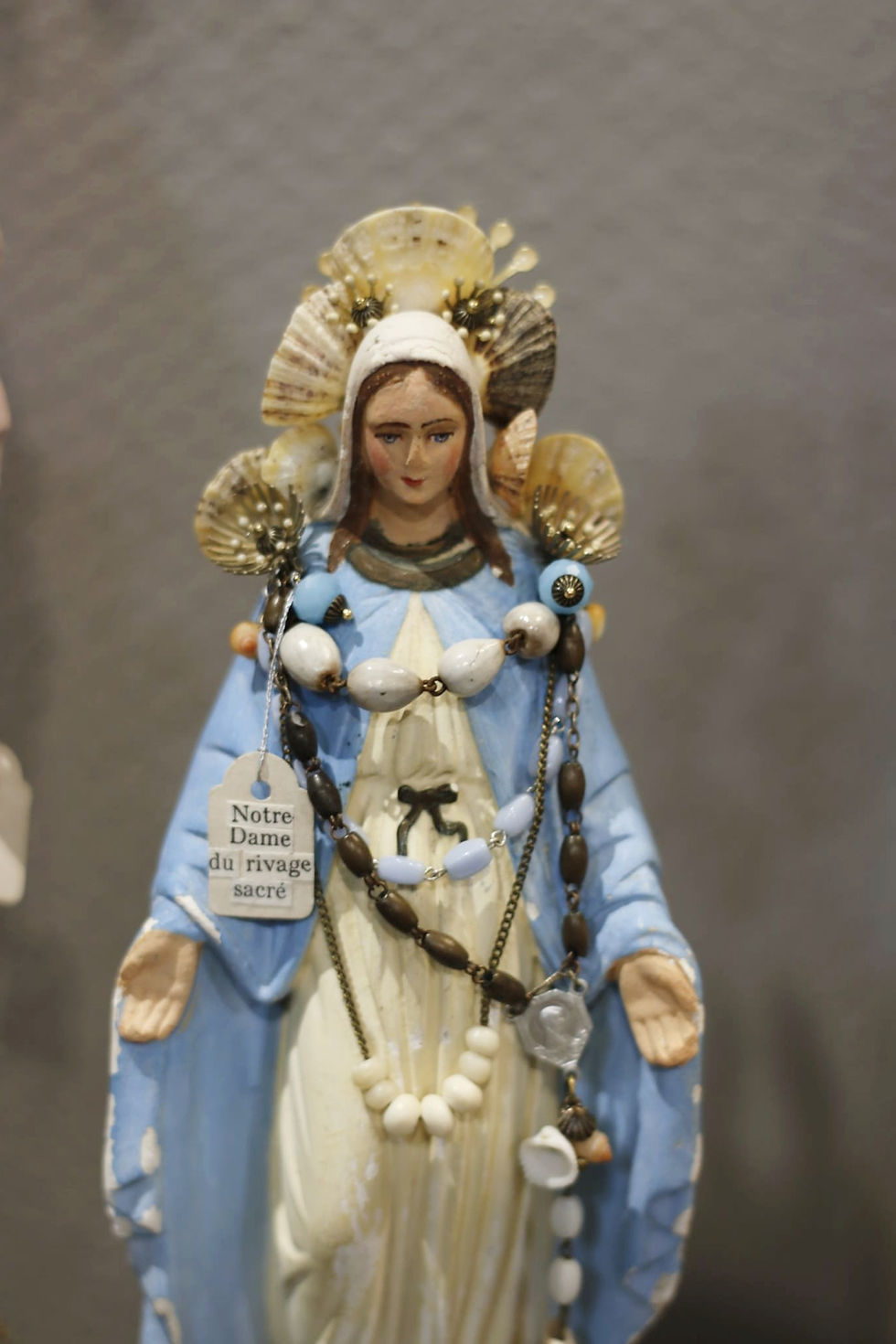 Miniature : Objets d'Art // Madone couronnée "Notre Dame du rivage sacré"