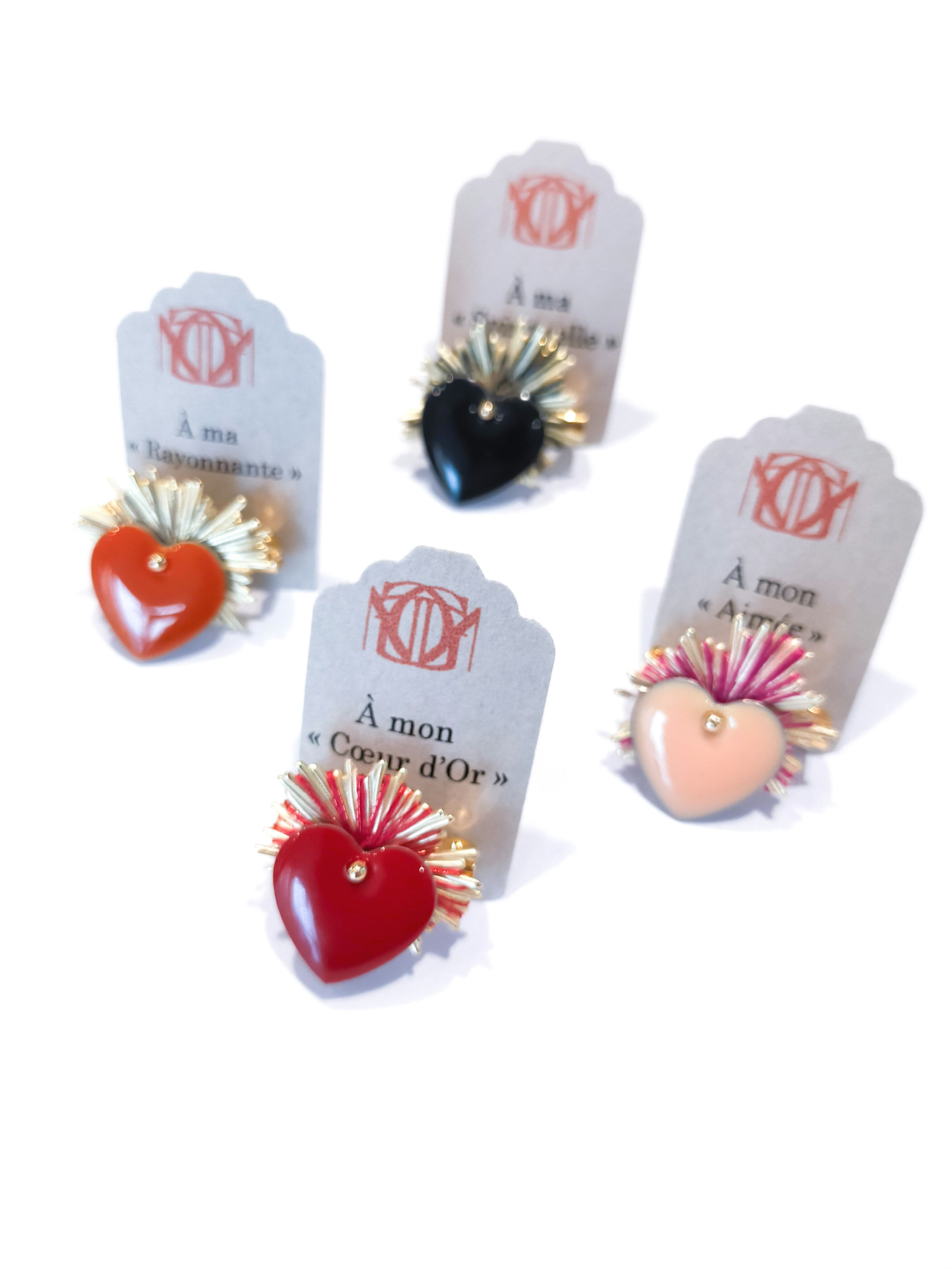 Bijoux // Broche "Cœur Rayonnant"