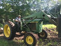 Fletch on tractor.JPG