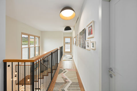 פרוייקט תכנן אדריכלי בית ברמת ישי- רומה עליונה מסדרון