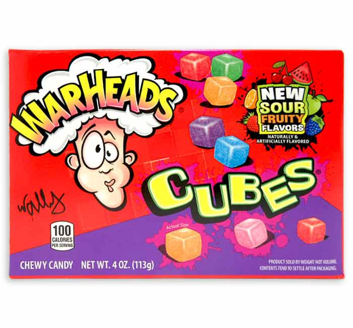Warheads Chewy Cubes