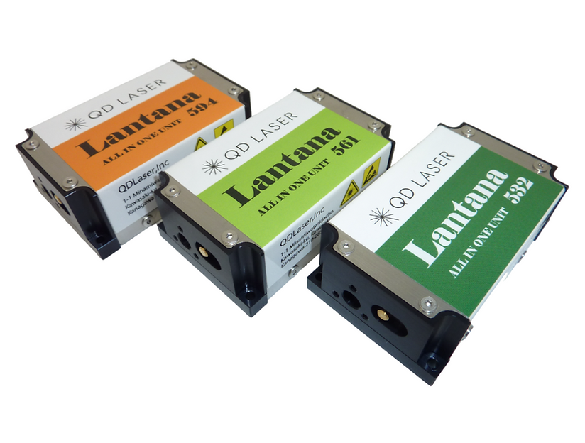 オールインワン小型可視レーザ「Lantana」 | QDレーザ 半導体レーザ