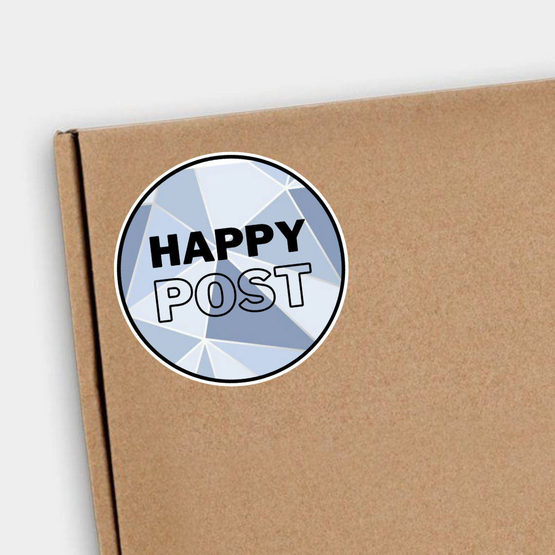 Happy Post Sticker - Design 2