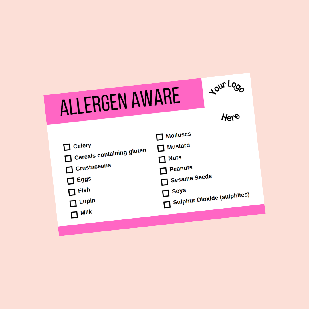 Allergen sticker - Design 4