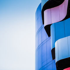 Fotografia de arquitetura e interiores, foto da fachada do prédio Tomie Ohtake