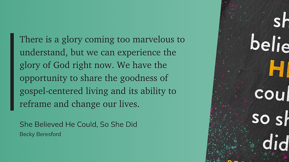 quote from She believed he could so she did book