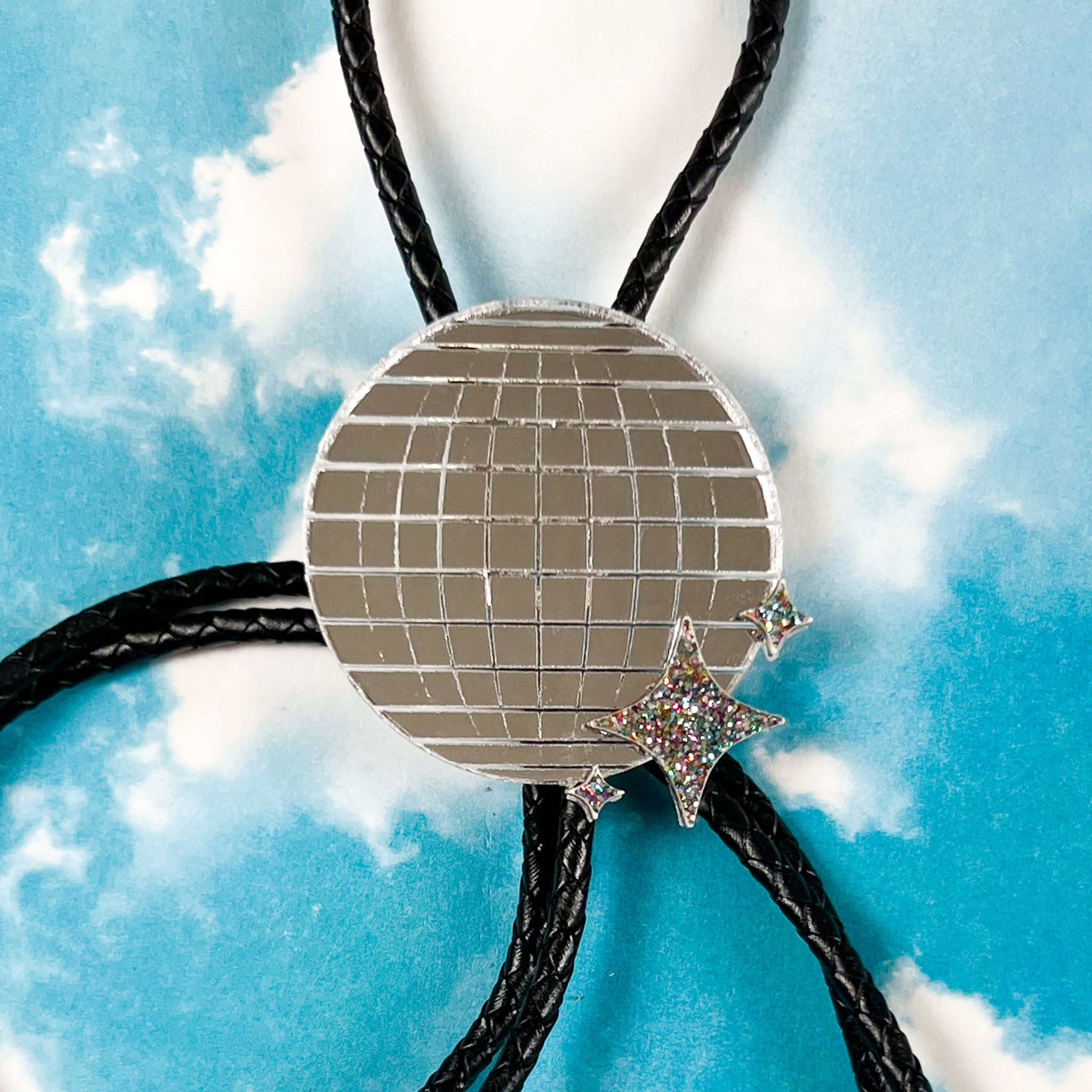 Disco Ball Bolo Tie