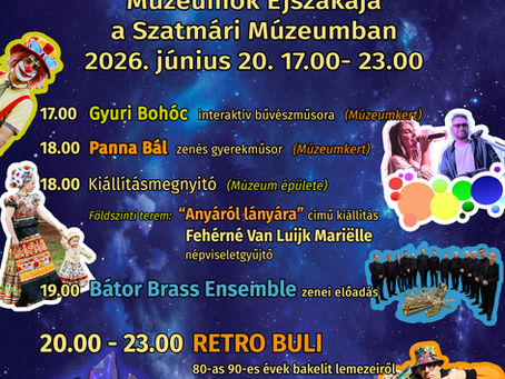 Múzeumok Éjszakája 2026