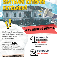 Felhívás - Szatmári Értékek vetélkedő 2025