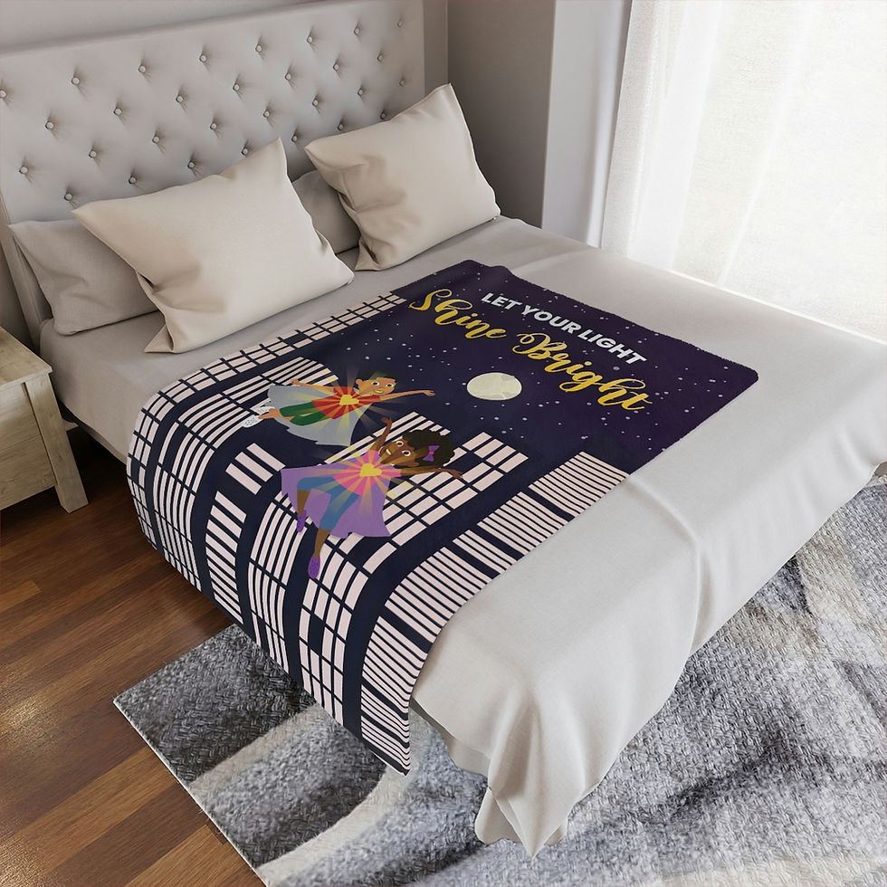Thumbnail: The Universal U // Shine Bright Minky Blanket