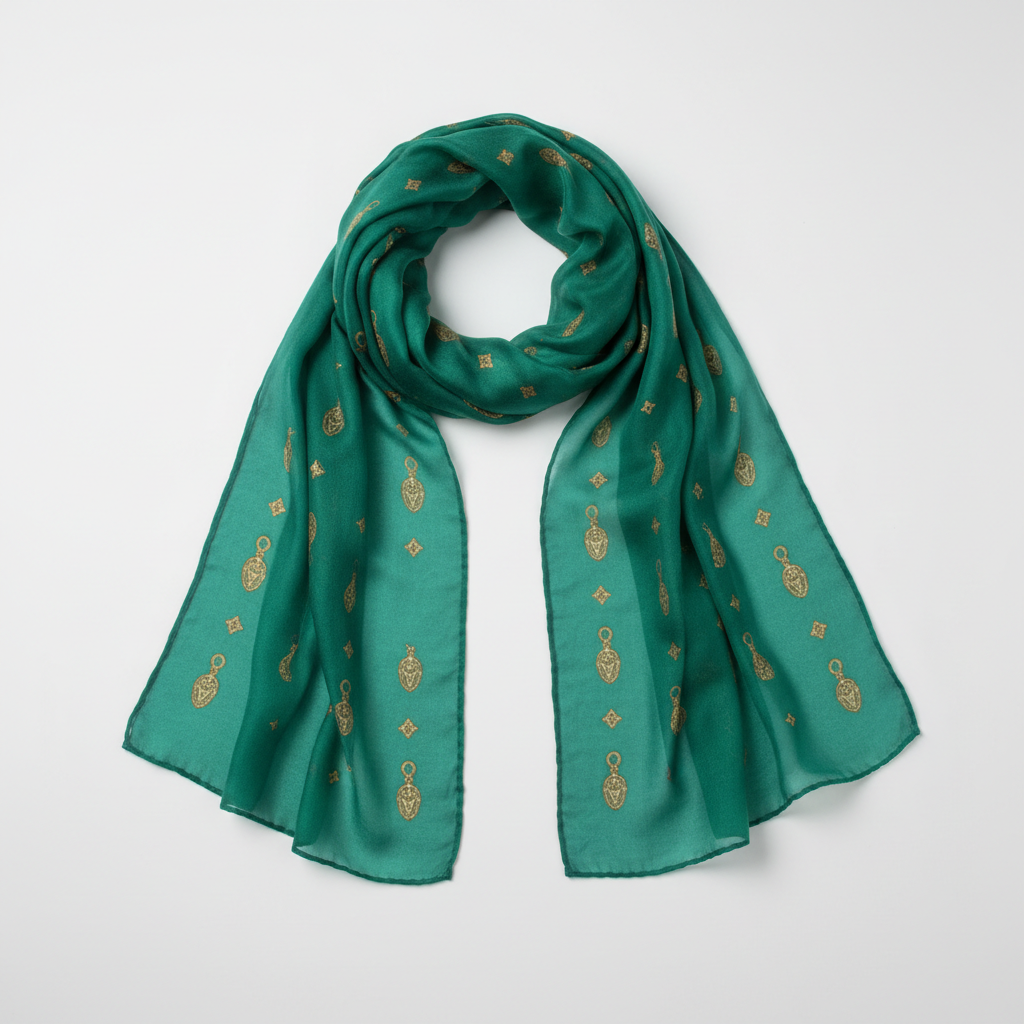 Amulet Pendant Scarf