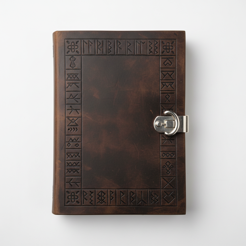 Runed Leather Journal