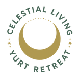 Logo van Celestial Living Yurt Retreat – blogs en verhalen uit het yurt retreat