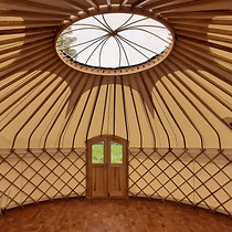 Kirgizische yurt zonder interieur