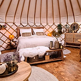 Slapen in een yurt - Sirius met queensize bed