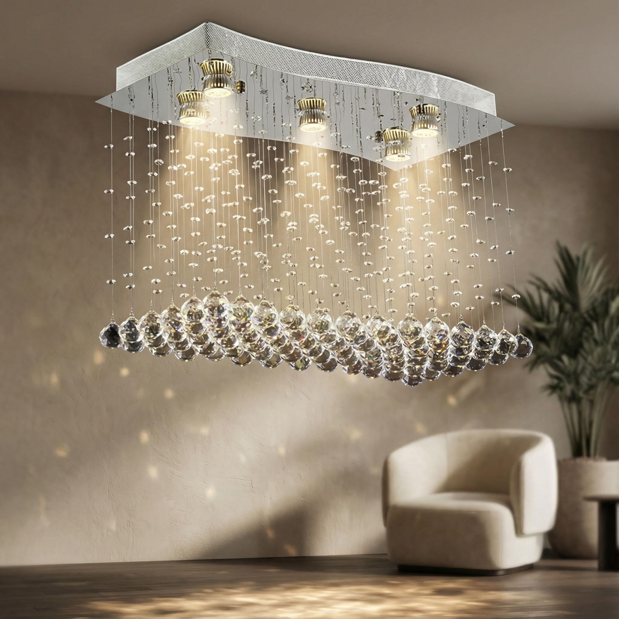 LAMPARA COLGANTE CRISTAL 7003-5