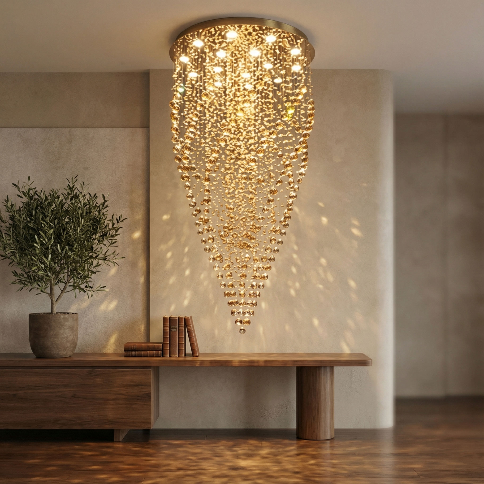 LAMPARA COLGANTE CRISTAL 6052-20