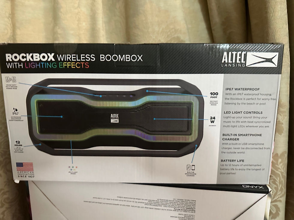 Altec Lansing Rock Box Bluetooth Boombox