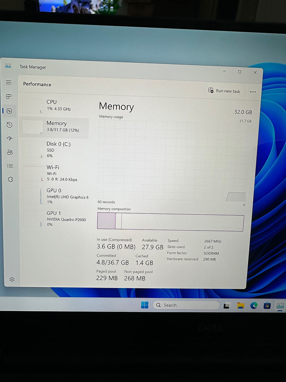 Thumbnail: Dell Precision 5530 i9 32GB Ram 1TB Sabrent Rocket SSD All New Upgrades and new battery new fans new ssd new ram 4K Touchscreen Resolution Nvidia 4GB GPU Gaming Laptop