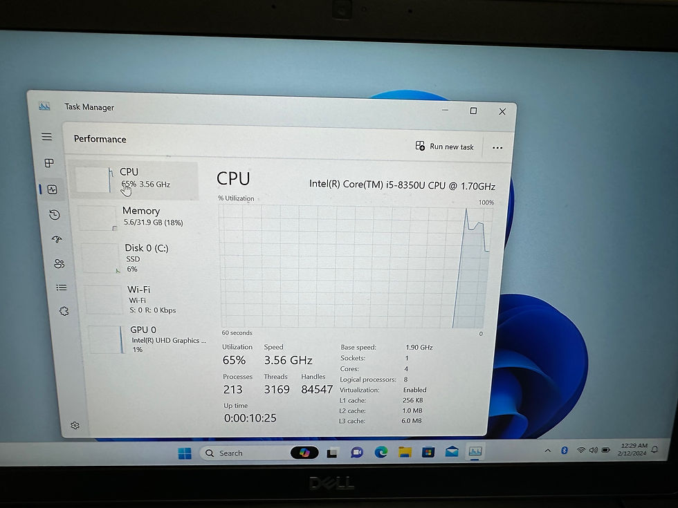 Thumbnail: Dell Latitude 7490 on sale cpu